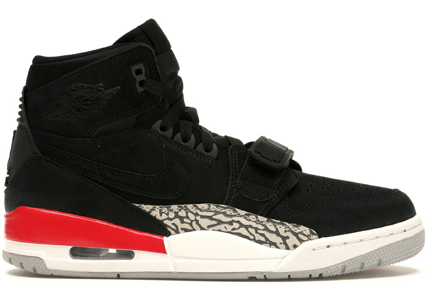 ナイキ ジョーダン レガシー 黒色 ブラック ファイア 赤 レッド スニーカー メンズ JORDAN LEGACY 312 BLACK FIRE RED / BLACK BLACK FIRE RED