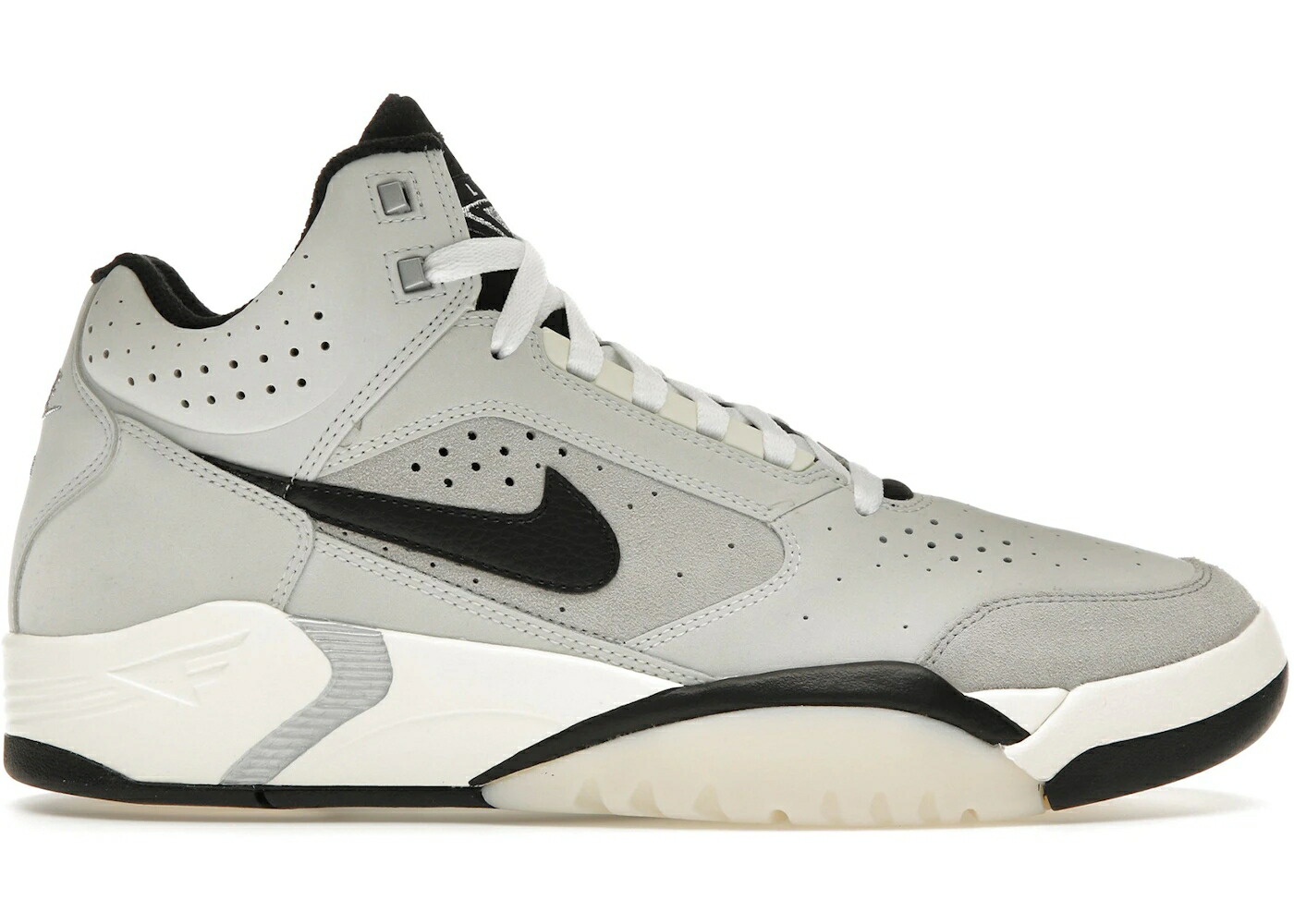 ナイキ フライト ライト ミッド 銀色 シルバー スニーカー メンズ NIKE AIR FLIGHT LITE MID PHOTON DUST METALLIC SILVER / PHOTON DUST METALLIC SILVER