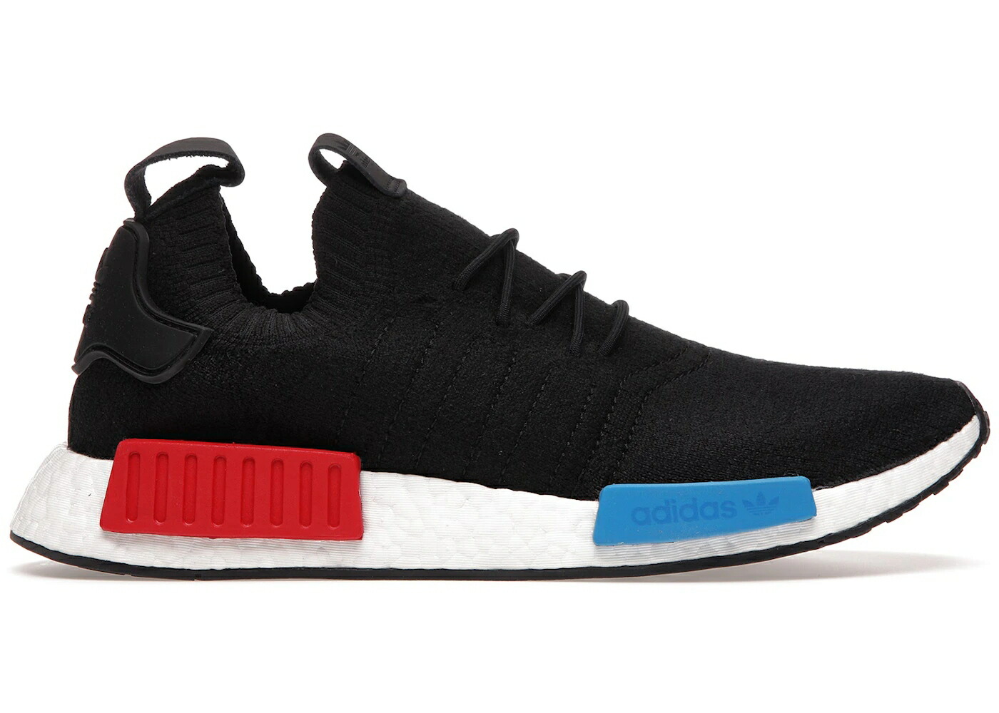 アディダス コア 黒色 ブラック スニーカー メンズ ADIDAS NMD R1 PRIMEKNIT OG UNCAGED / CORE BLACK CORE BLACK CORE BLACK