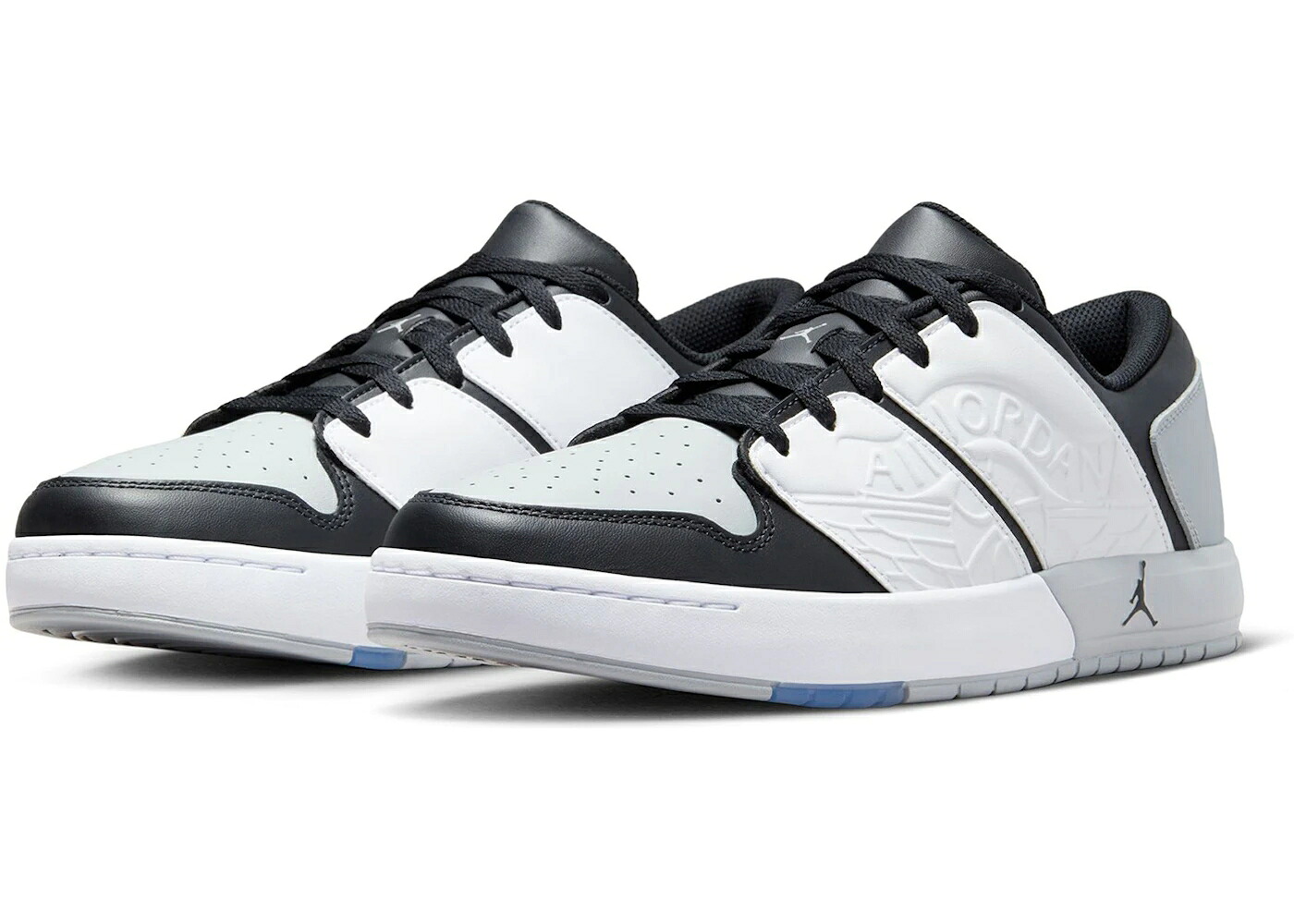 ナイキ ジョーダン 薄墨色 薄墨色 白いこと 白いこと スニーカー メンズ JORDAN NU RETRO 1 LOW LIGHT SMOKE GREY / WHITE LIGHT SMOKE GREY VARSITY