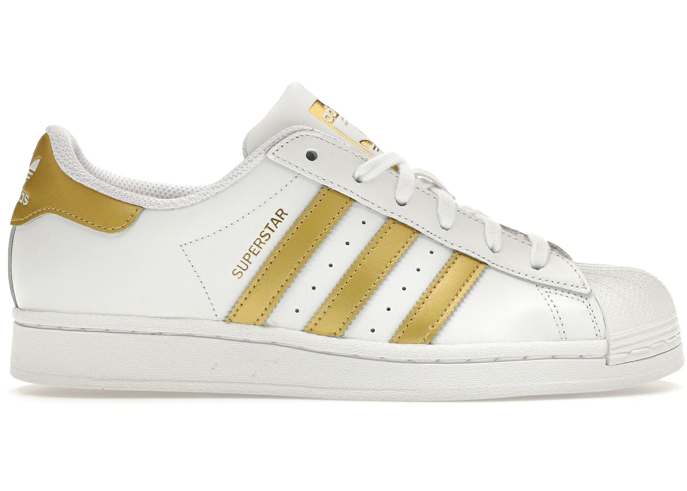 アディダス スーパースター 白色 ホワイト ゴールド WOMEN'S スニーカー レディース ADIDAS SUPERSTAR WHITE GOLD METALLIC (WOMEN'S) / CLOUD WHITE GOLD METALLIC CLOUD｜スニケス