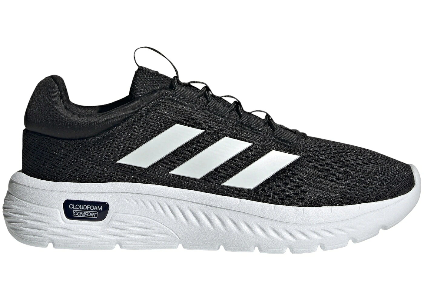 アディダス 中核グループ 黒いこと 黒いこと 白いこと 白いこと WOMEN\u0027S スニーカー レディース ADIDAS CLOUDFOAM COMFY CORE BLACK CLOUD WHITE (WOMEN\u0027S) / CORE BLACK CLOUD WHITE CORE