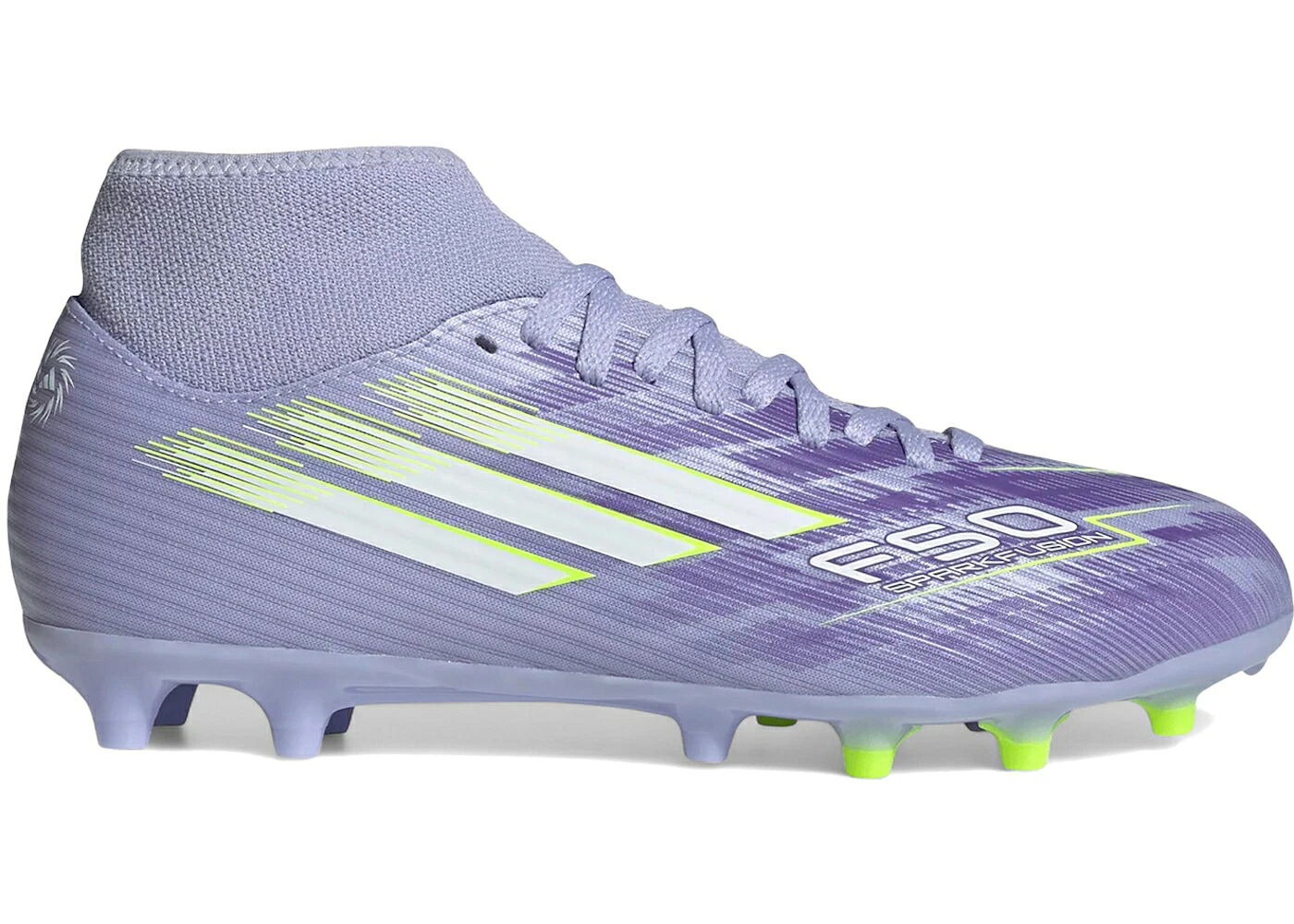 アディダス クラブ 紫 バイオレット パープル WOMEN'S スニーカー レディース ADIDAS F50 CLUB MID-CUT FG/AG SPARKFUSION RADIANT BLAZE PACK (WOMEN'S) / VIOLET TONE LUCID LEMON PURPLE