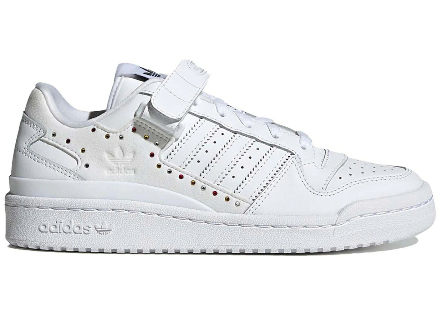 アディダス 討論会 白いこと 白いこと 中核グループ WOMEN\u0027S スニーカー レディース ADIDAS FORUM LOW SWAROVSKI WHITE MULTI COLOR (WOMEN\u0027S) / CLOUD WHITE CLOUD WHITE CORE