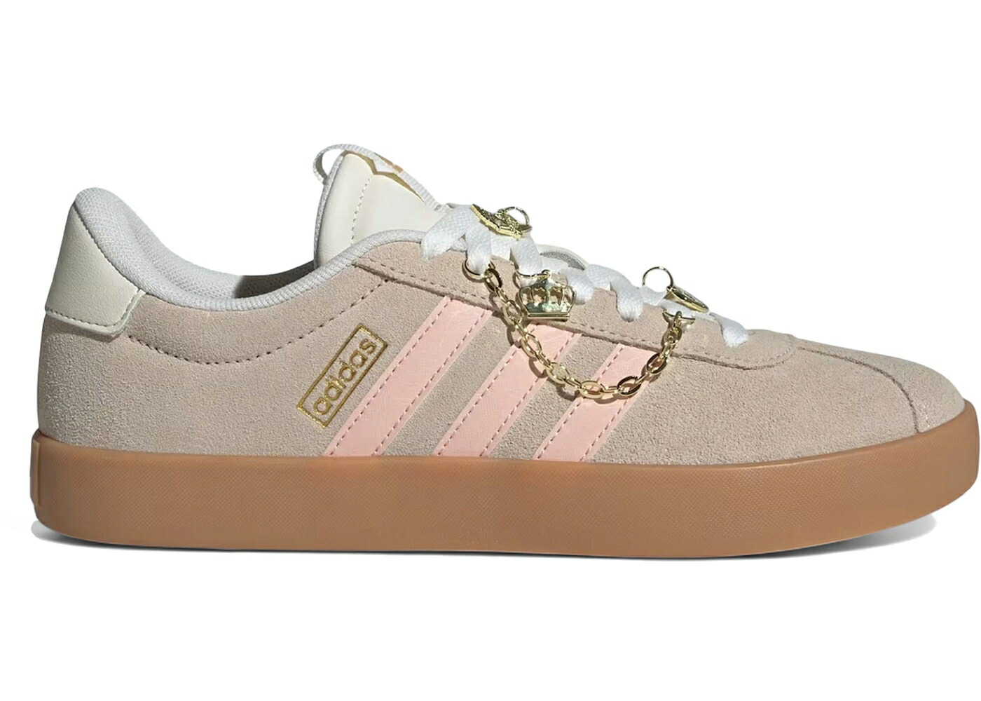 アディダス 厚地の外套 サクラ色 3.0 WOMEN\u0027S スニーカー レディース ADIDAS VL COURT CRYSTAL LINEN BLUSH PINK (WOMEN\u0027S) / CRYSTAL LINEN BLUSH PINK OFF