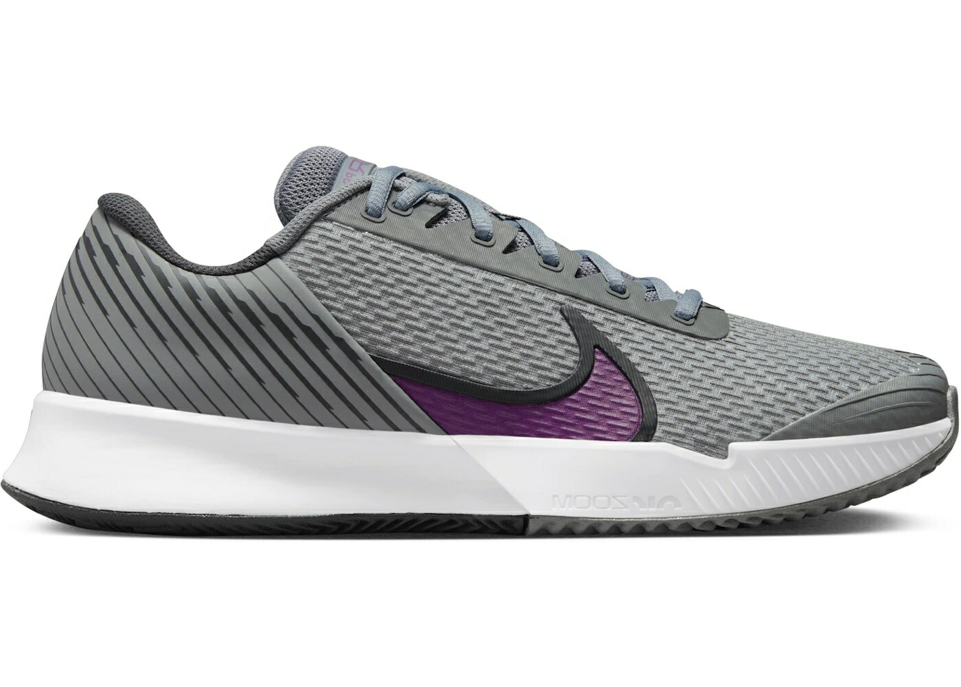 ナイキ コート ズーム プロ 灰色 グレー 黒色 ブラック スニーカー メンズ NIKE COURT AIR ZOOM VAPOR PRO 2 CLAY SMOKE GREY DARK BLACK SANGRIA / SMOKE GREY DARK SMOKE GREY BLACK