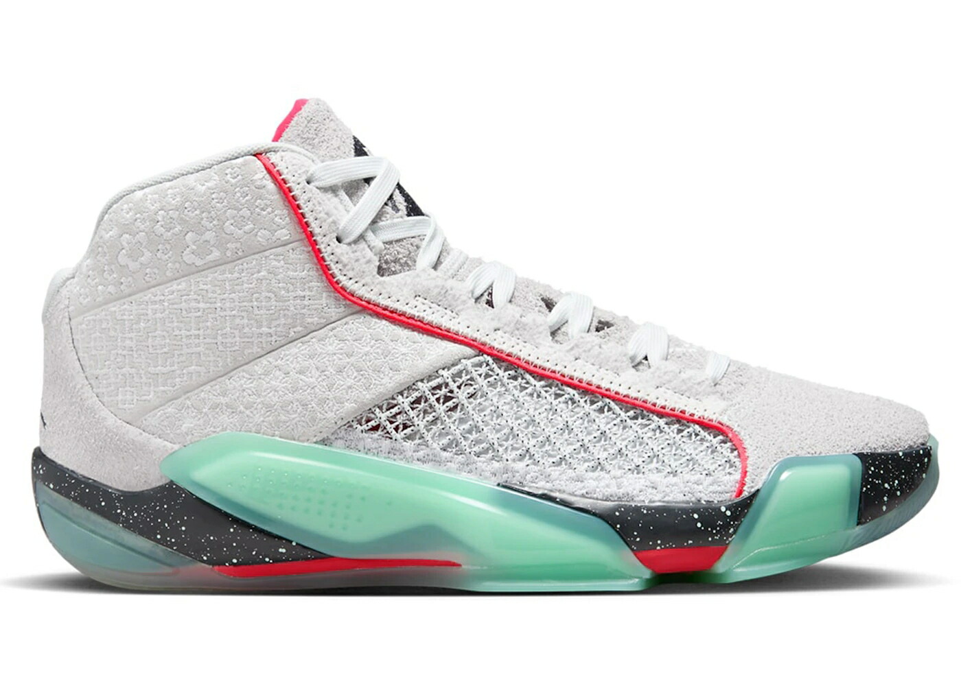 ナイキ ジョーダン 赤 赤いこと スニーカー メンズ JORDAN 38 RUI HACHIMURA TOYAMA PREFECTURE / HOTON DUST MINT FOAM SIREN RED