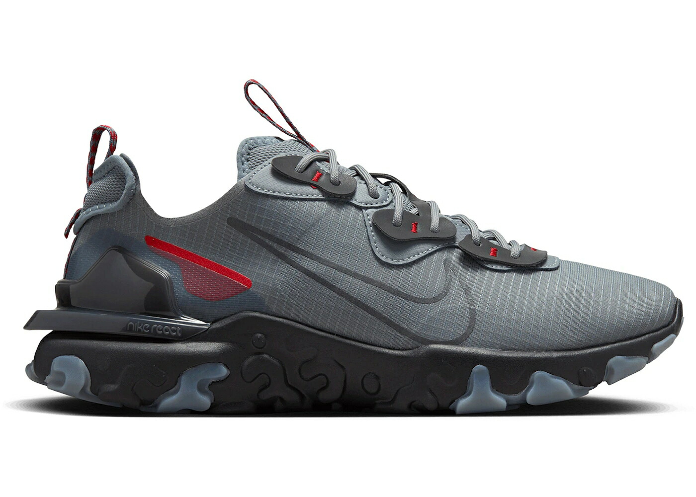 ナイキ リアクト クール 灰色 グレー 赤 レッド スニーカー メンズ NIKE REACT VISION COOL GREY UNIVERSITY RED / COOL GREY UNIVERSITY RED|スニケス