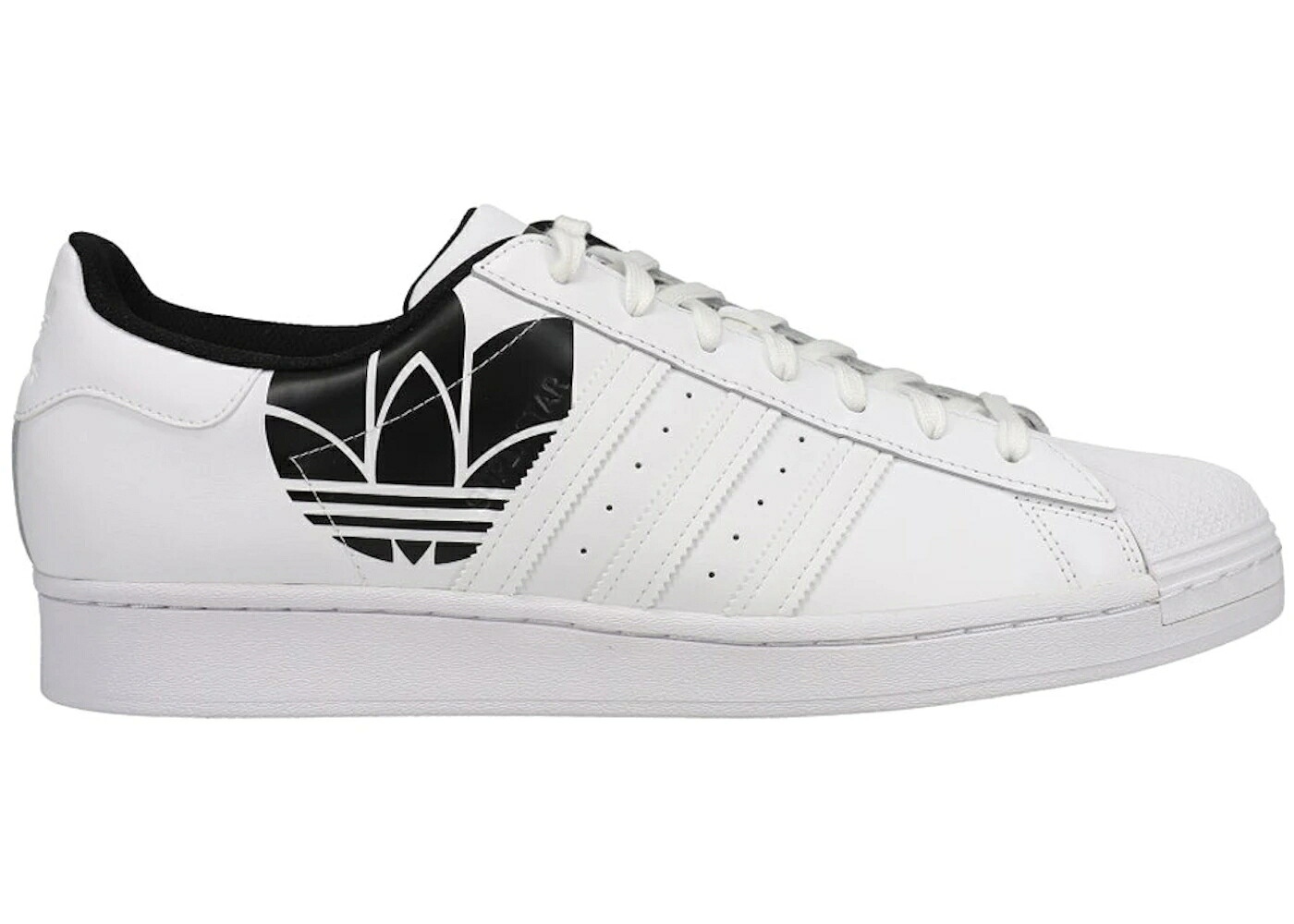アディダス スーパースター 白色 ホワイト 黒色 ブラック トレフォイル コア スニーカー メンズ ADIDAS SUPERSTAR WHITE BLACK TREFOIL / CLOUD WHITE CLOUD WHITE CORE