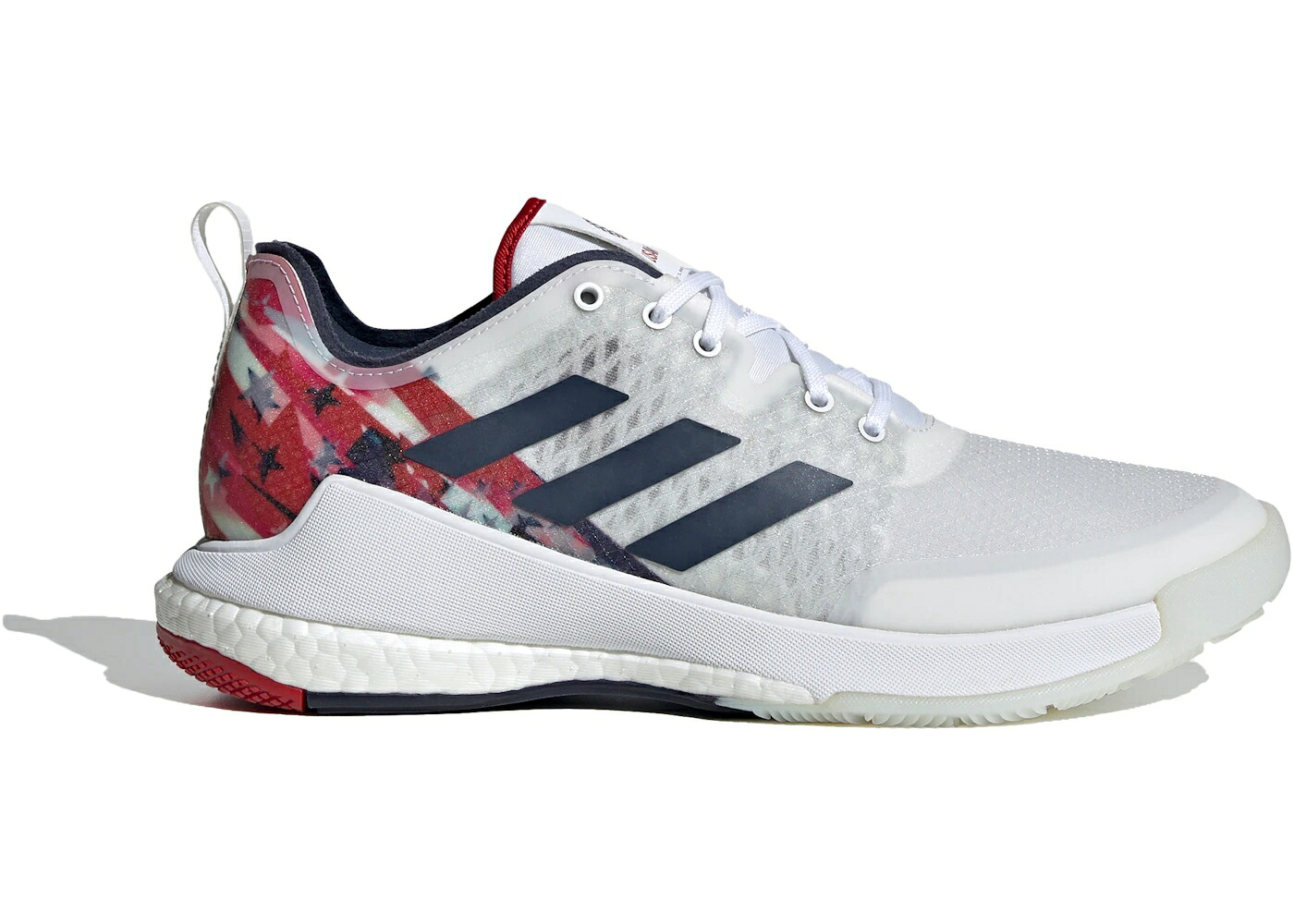 アディダス 白色 ホワイト 紺色 ネイビー WOMEN'S スニーカー レディース ADIDAS CRAZYFLIGHT USAV CLOUD WHITE (WOMEN'S) / CLOUD WHITE COLLEGIATE NAVY|スニケス