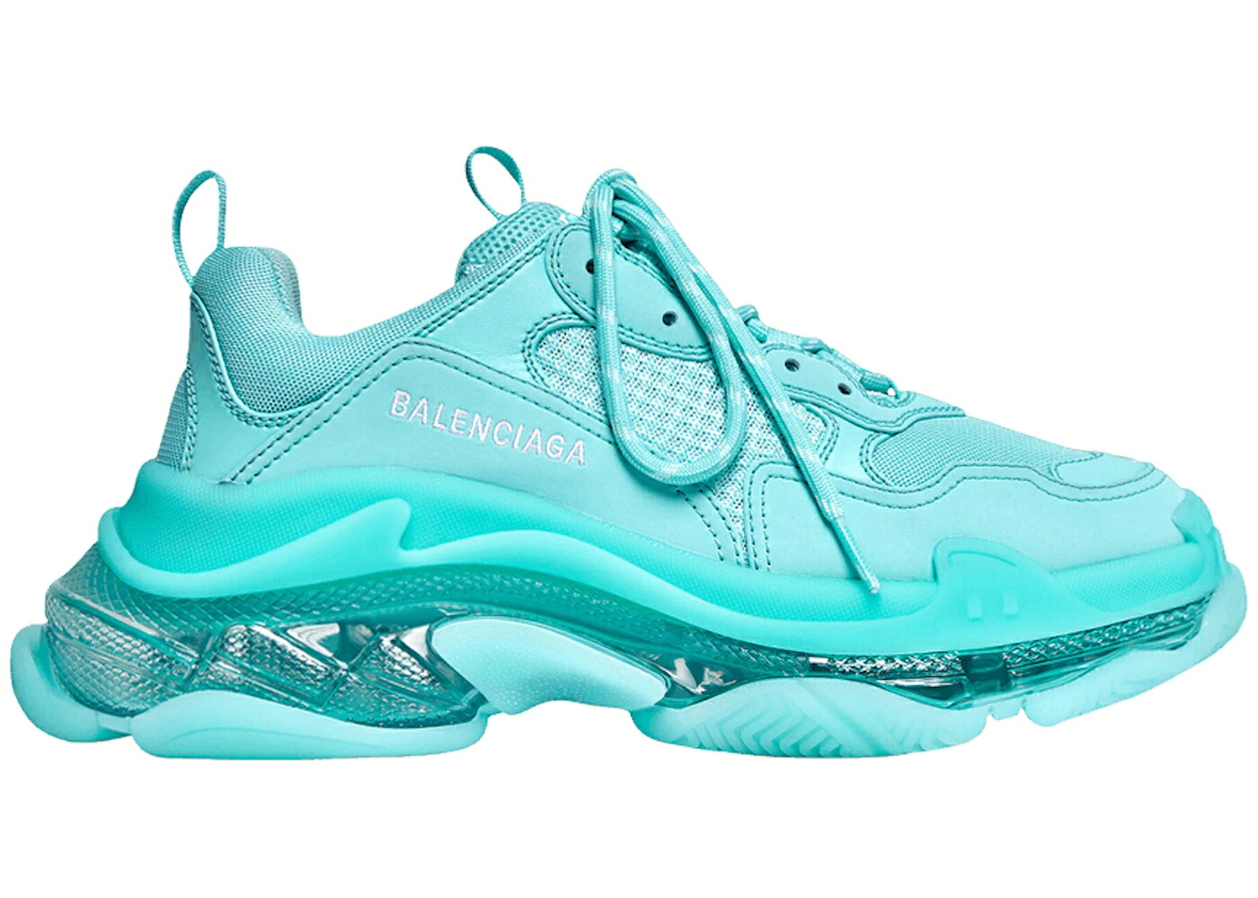 バレンシアガ 青味 青み WOMEN\u0027S スニーカー レディース BALENCIAGA TRIPLE S CLEAR SOLE BLUE (WOMEN\u0027S) /