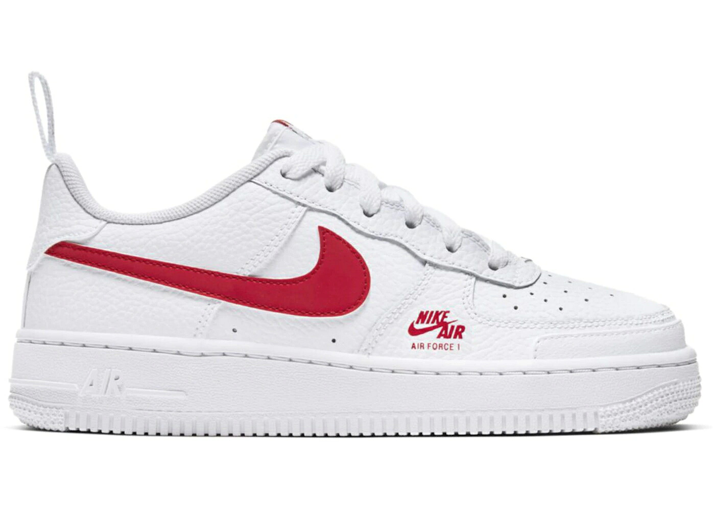 ナイキ 白いこと 白いこと 赤 赤いこと 薄墨色 薄墨色 空軍 お坊っちゃん キッズ NIKE AIR FORCE 1 LOW 07 WHITE UNIVERSITY RED (GS) / WHITE LIGHT SMOKE GREY もの言う花 マタニティ スニーカー