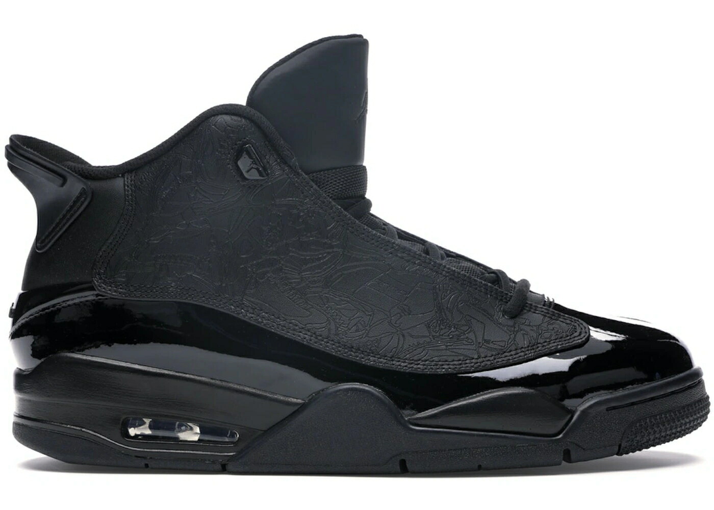 ナイキ ジョーダン ゼロ 黒色 ブラック ダブゼロ スニーカー メンズ JORDAN DUB ZERO TRIPLE BLACK / BLACK BLACK BLACK