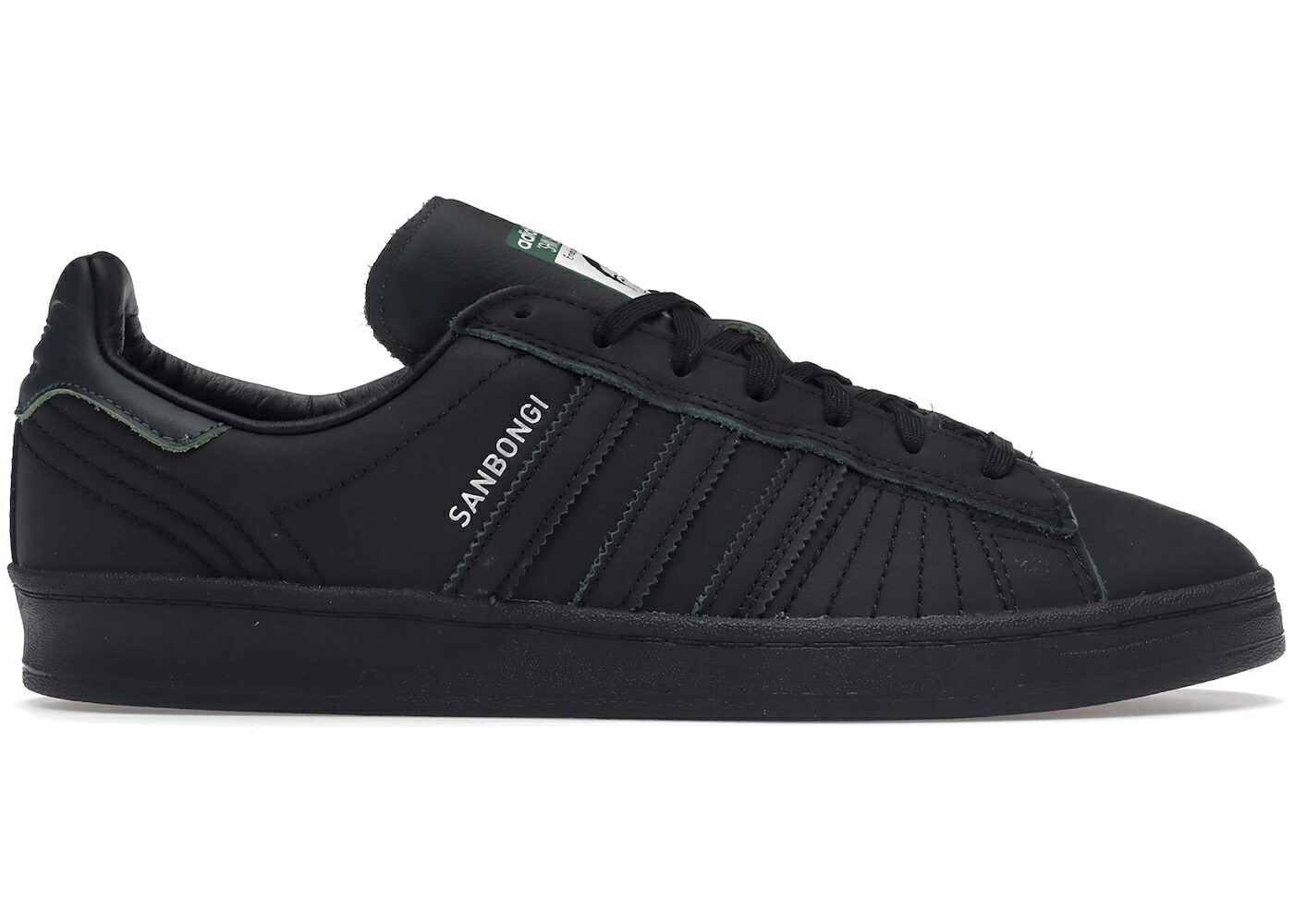 アディダス キャンパス 黒色 ブラック コア スニーカー メンズ ADIDAS CAMPUS ADV SHIN SANBONGI BLACK / CORE BLACK CORE BLACK COLLEGIATE｜スニケス