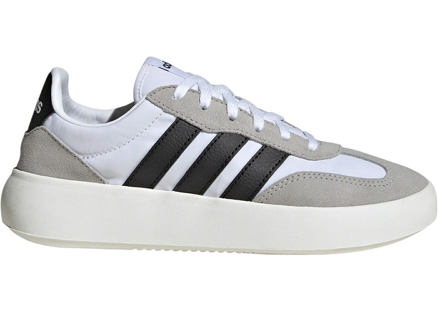 アディダス 白色 ホワイト 黒色 ブラック 灰色 グレー コア ジュニア キッズ ADIDAS BARREDA DECODE WHITE BLACK GREY TWO (GS) / CLOUD WHITE CORE BLACK GREY TWO ベビー マタニティ スニーカー
