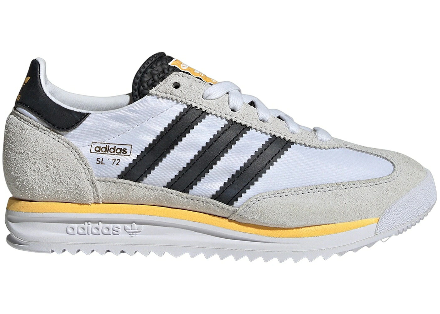 アディダス 白色 ホワイト コア 黒色 ブラック ジュニア キッズ ADIDAS SL 72 RS CLOUD WHITE CORE BLACK SPARK (GS) / CLOUD WHITE CORE BLACK SPARK ベビー マタニティ スニーカー