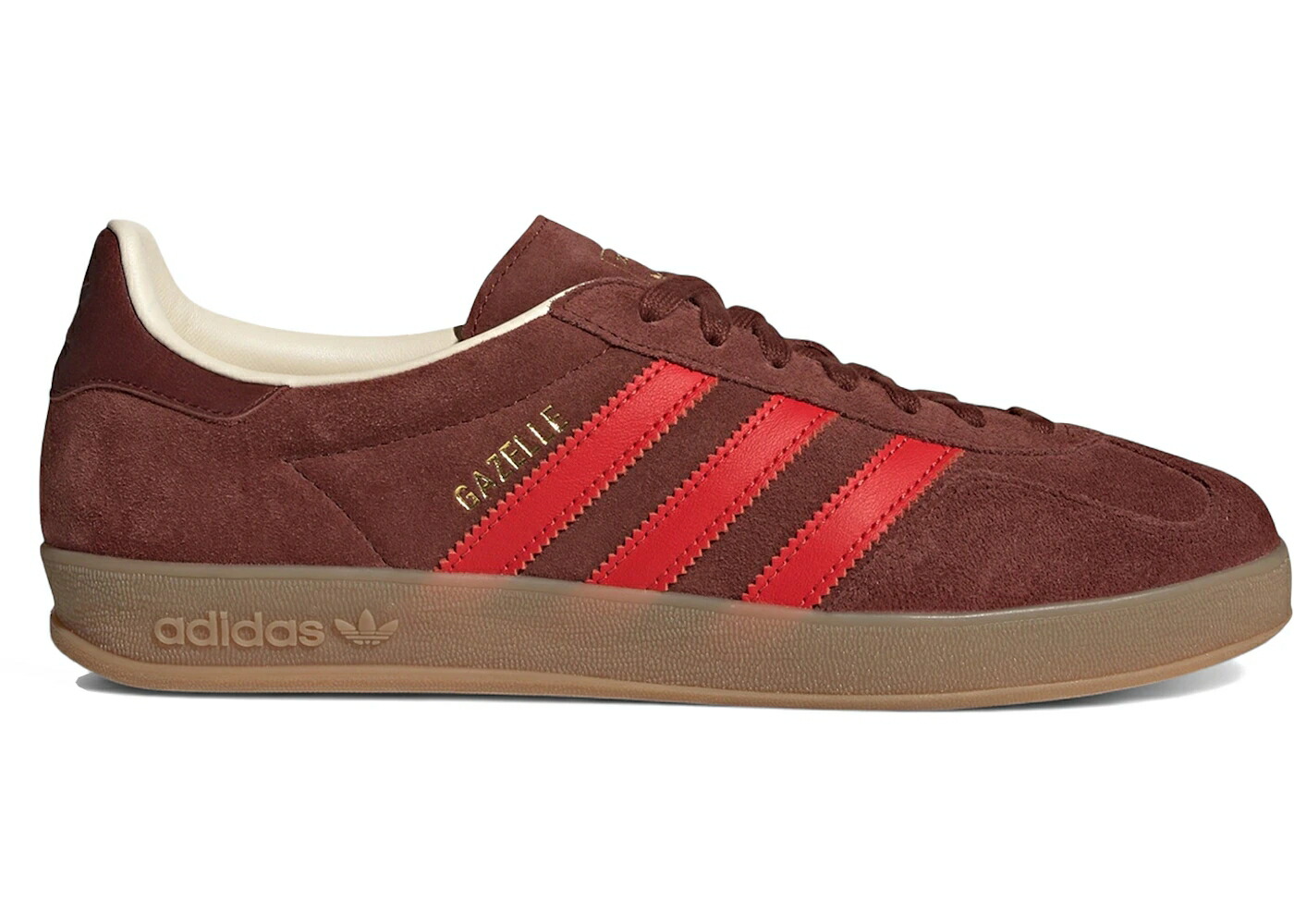 アディダス ガゼル フォックス 茶色 ブラウン 赤 レッド スニーカー メンズ ADIDAS GAZELLE INDOOR FOX BROWN RED / FOX BROWN RED GUM