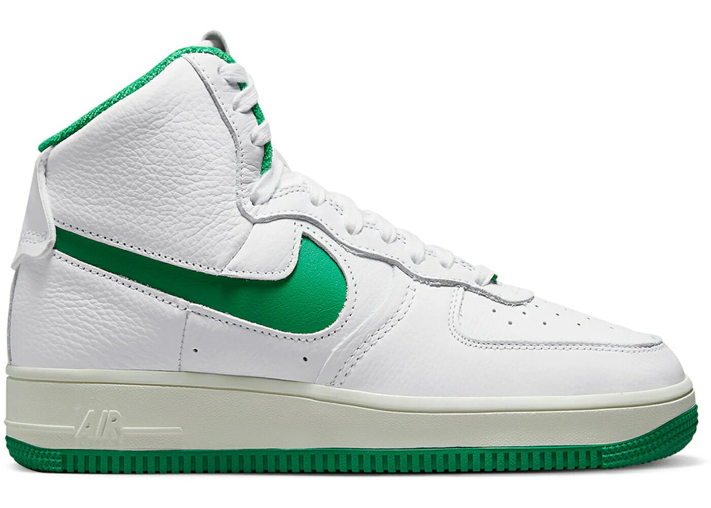 ナイキ 御機嫌 白いこと 白いこと 緑 緑であること 空軍 WOMEN\u0027S スニーカー レディース NIKE AIR FORCE 1 HIGH SCULPT WHITE GREEN (WOMEN\u0027S) / WHITE GREEN WHITE