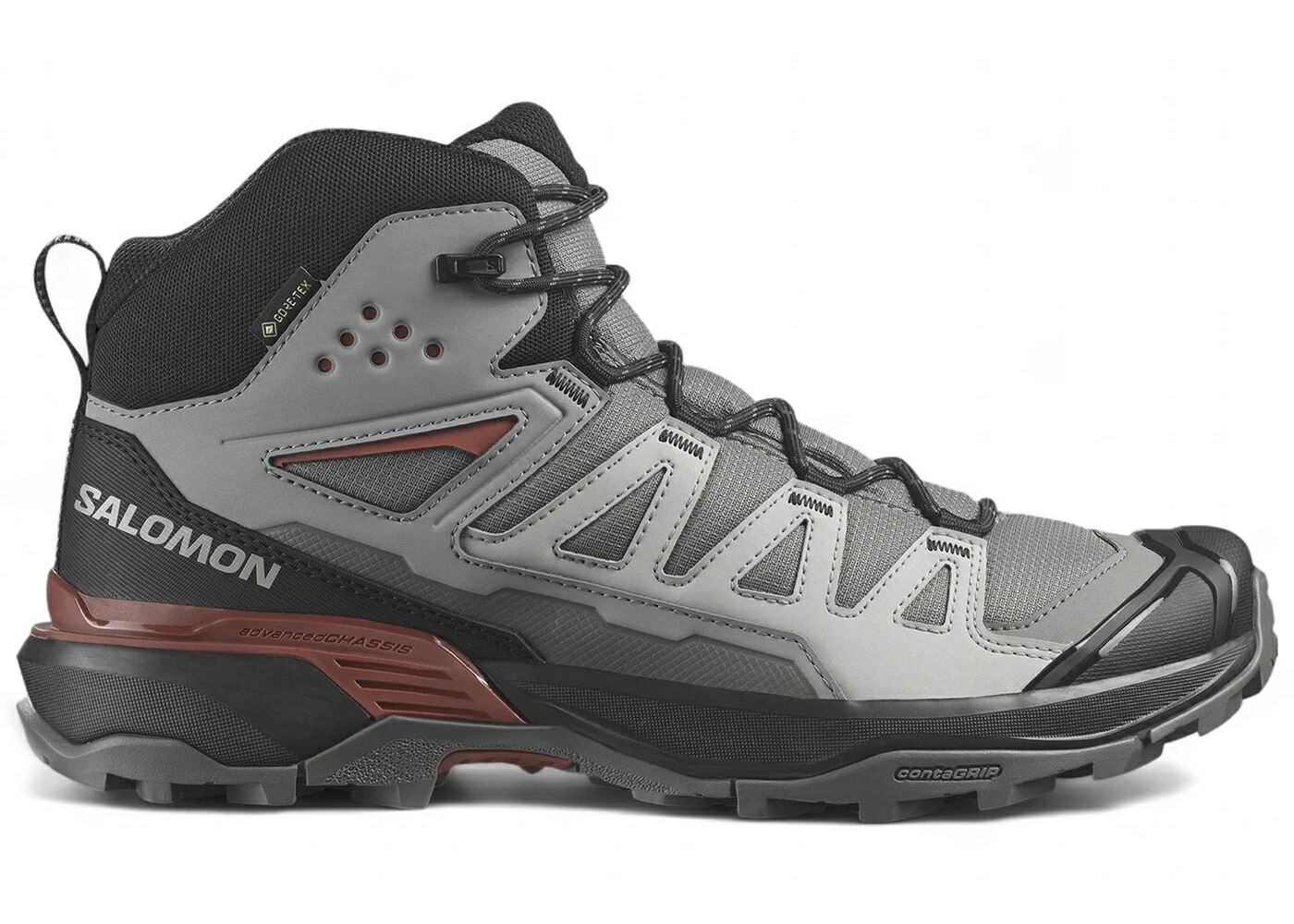 サロモン ウルトラ ミッド ゴアテックス 黒色 ブラック スニーカー メンズ SALOMON X ULTRA 360 MID GORE-TEX PEWTER BLACK BURNT HENNA / PEWTER BLACK BURNT HENNA