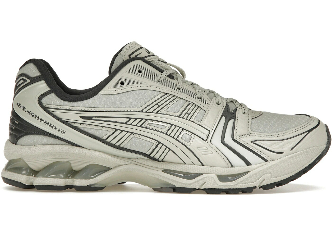 アシックス 白色 ホワイト 灰色 グレー スニーカー メンズ ASICS GEL-KAYANO 14 EARTHENWARE PACK WHITE SAGE / WHITE SAGE GRAPHITE GREY｜スニケス