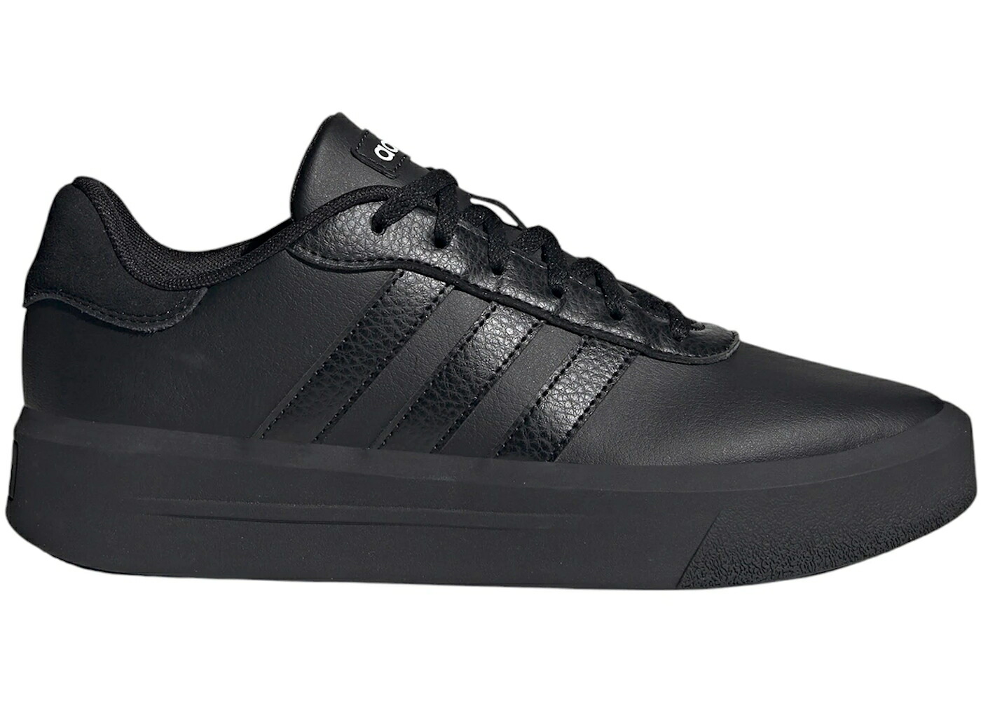 アディダス コート コア 黒色 ブラック 白色 ホワイト WOMEN'S スニーカー レディース ADIDAS COURT PLATFORM CORE BLACK CLOUD WHITE (WOMEN'S) / CORE BLACK CORE BLACK CLOUD