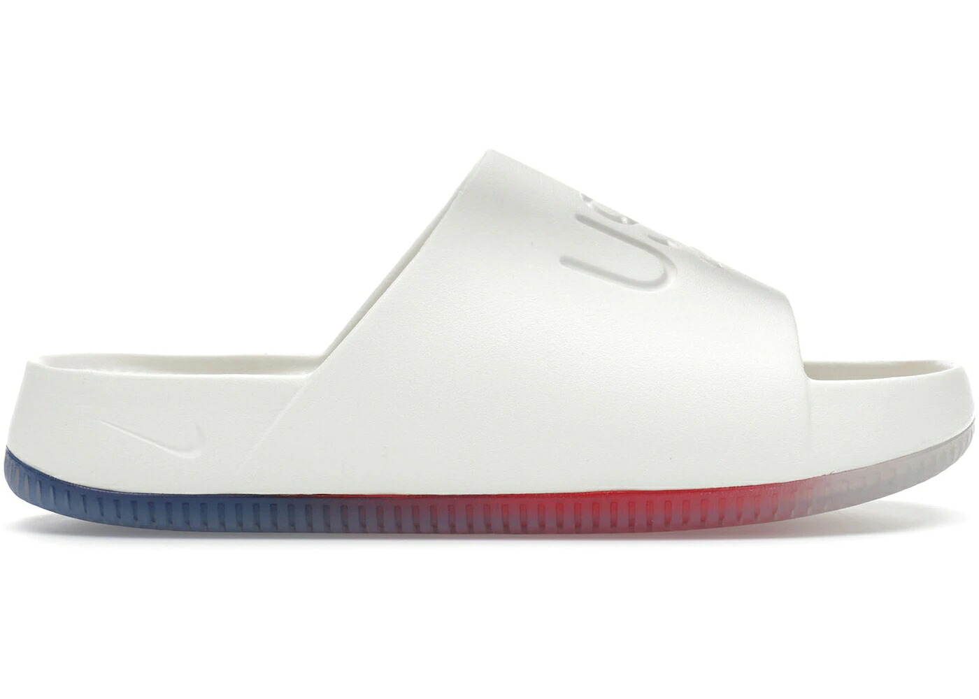ナイキ サンダル 赤 レッド スニーカー メンズ NIKE CALM SLIDE OLYMPICS USA / SAIL SPORT RED OLD ROYAL