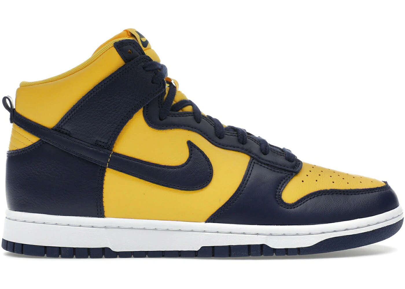 ナイキ ダンク ご機嫌 ミシガン湖 紺色 米国海軍 ダンクハイ スニーカー メンズ NIKE DUNK HIGH MICHIGAN (2025) / VARSITY MAIZE MIDNIGHT NAVY