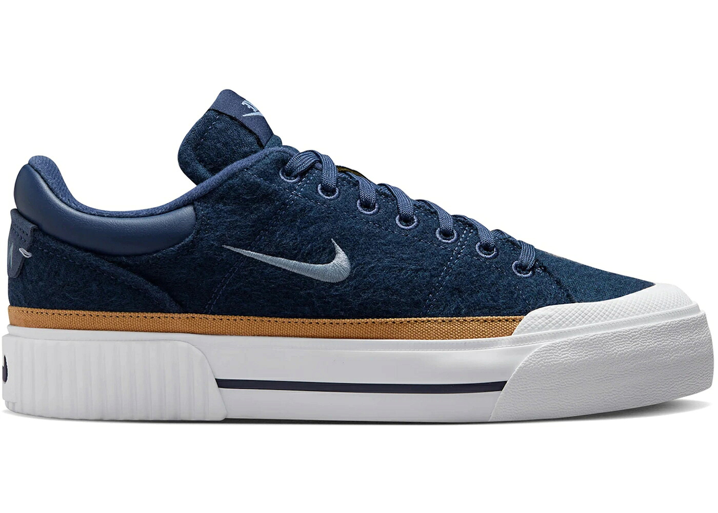 ナイキ 厚地の外套 レガシー 紺色 米国海軍 白いこと 白いこと WOMEN\u0027S スニーカー レディース NIKE COURT LEGACY LIFT MIDNIGHT NAVY FLAX WHITE (WOMEN\u0027S) / MIDNIGHT NAVY FLAX WHITE ASHEN