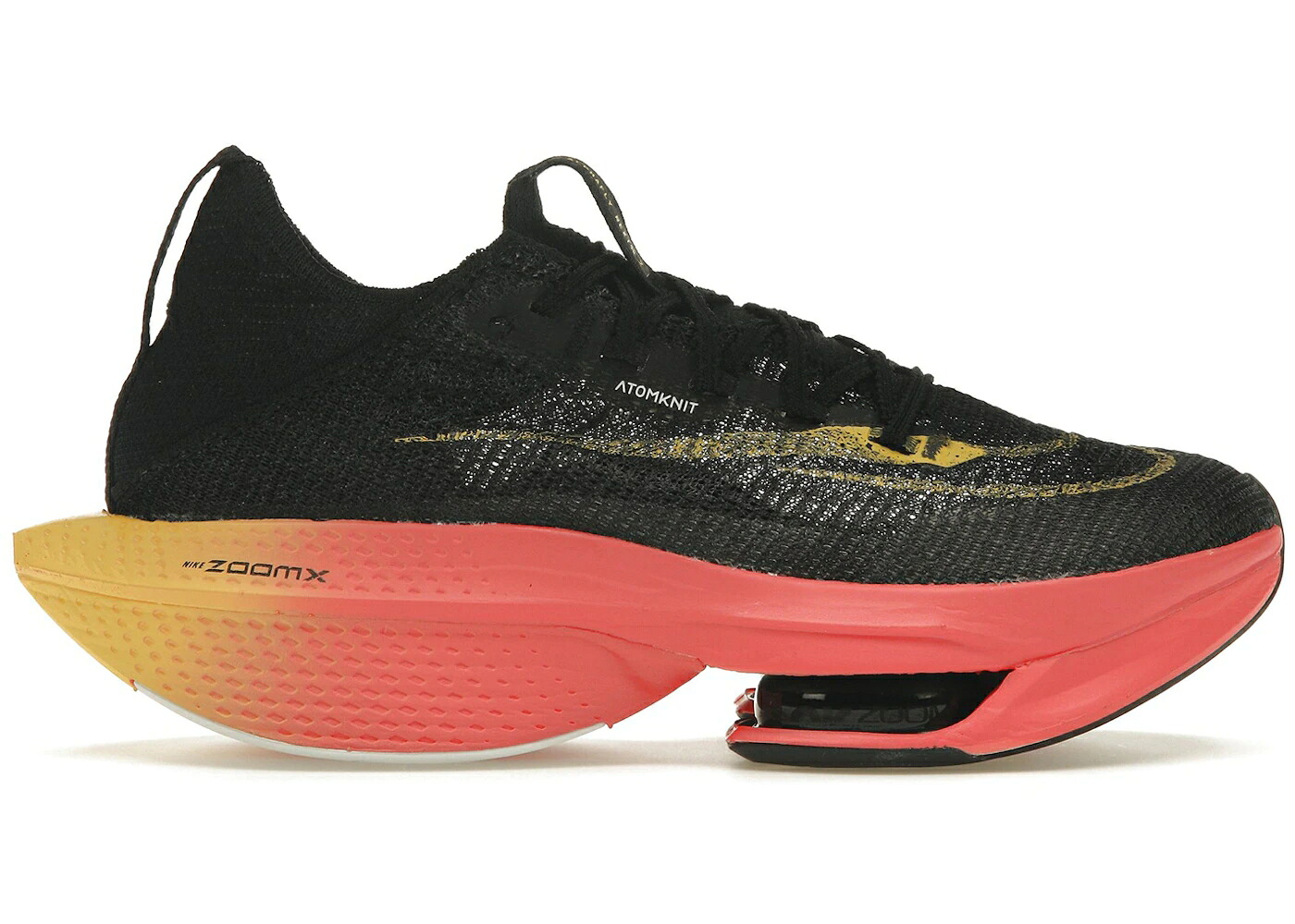 ナイキ 望遠レンズ 黒いこと 黒いこと 白いこと 白いこと ゴールド NEXT% WOMEN\u0027S スニーカー レディース NIKE AIR ZOOM ALPHAFLY 2 BLACK SEA CORAL (WOMEN\u0027S) / BLACK SEA CORAL WHITE TOPAZ GOLD