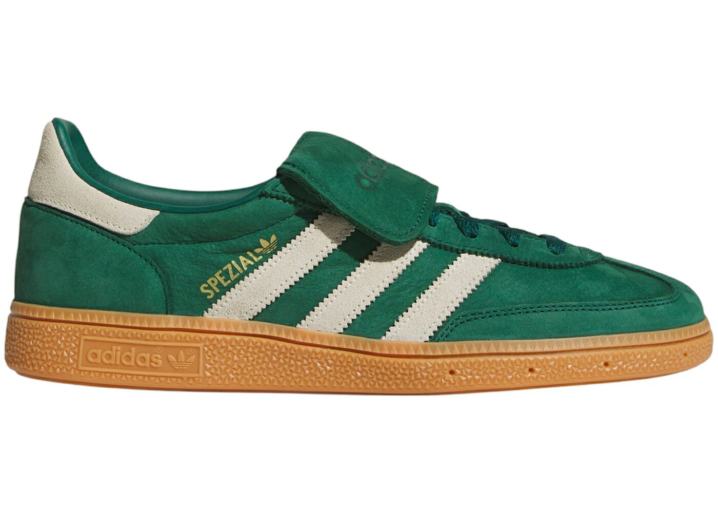 アディダス ハンドボール スペシアル 緑 グリーン クリーム 白色 ホワイト スニーカー メンズ ADIDAS HANDBALL SPEZIAL LT COLLEGIATE GREEN CREAM WHITE / COLLEGIATE GREEN CREAM WHITE GUM