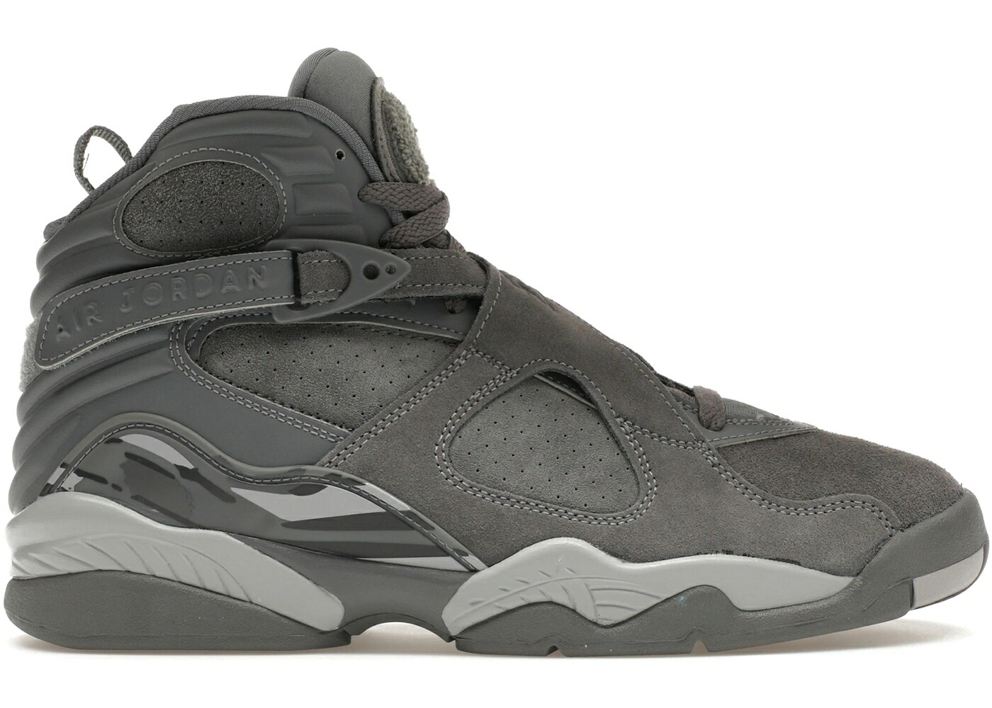 ナイキ ジョーダン 冷やりとした 薄墨色 薄墨色 スニーカー メンズ JORDAN 8 RETRO COOL GREY / COOL GREY WOLF GREY COOL GREY