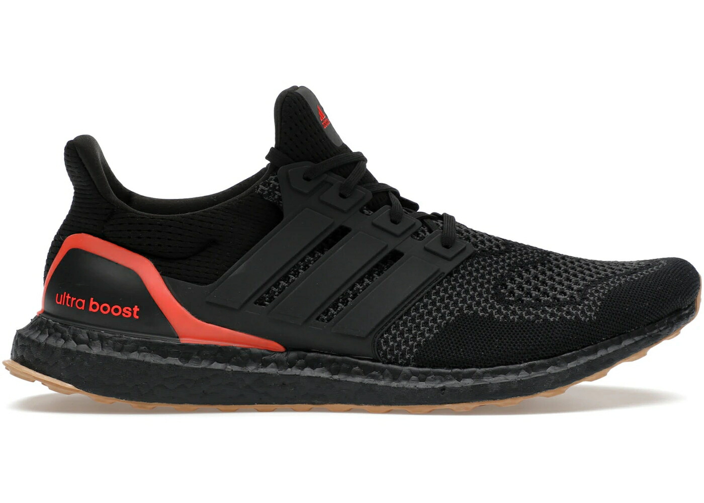 アディダス ウルトラ ブースト 黒色 ブラック 赤 レッド コア ウルトラブースト 1.0 スニーカー メンズ ADIDAS ULTRA BOOST BLACK SOLAR RED GUM / CORE BLACK CORE BLACK SOLAR RED