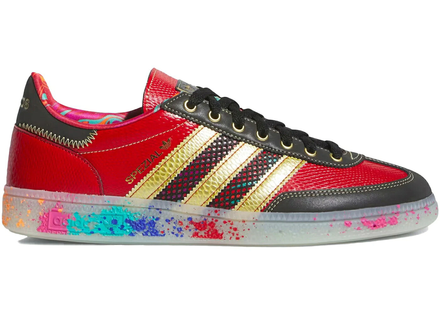 アディダス ハンドボール スペシアル ゴールド S.E.E.D スニーカー メンズ ADIDAS HANDBALL SPEZIAL PAINT SPLATER / BETTER SCARLET GOLD METALLIC