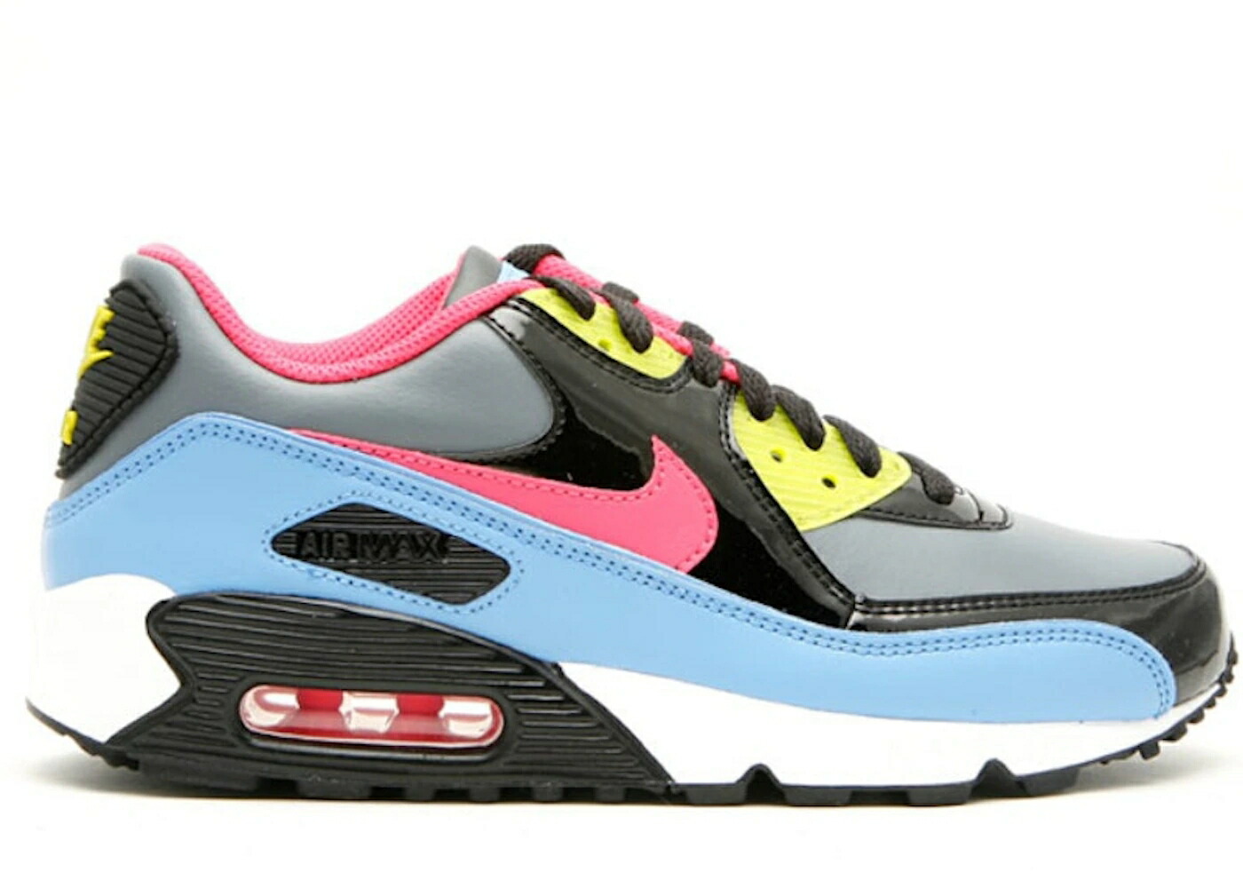 ナイキ マックス 薄墨色 薄墨色 黒いこと 黒いこと エア湖マックス お坊っちゃん キッズ NIKE AIR MAX 90 FLINT GREY FLAMINGO (GS) / FLINT GREY FLAMINGO BLACK もの言う花 マタニティ スニーカー