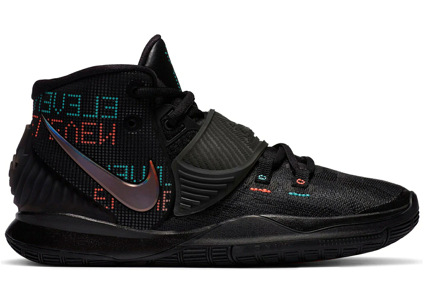 ナイキ カイリー 黒いこと 黒いこと お坊っちゃん キッズ NIKE KYRIE 6 SHOT CLOCK (GS) / BLACK BLACK もの言う花 マタニティ スニーカー