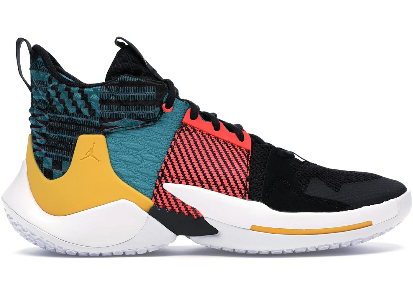 ナイキ ジョーダン 黒色 ブラック 白色 ホワイト 0.2 スニーカー メンズ JORDAN WHY NOT BHM (2019) / BLACK MULTI COLOR WHITE