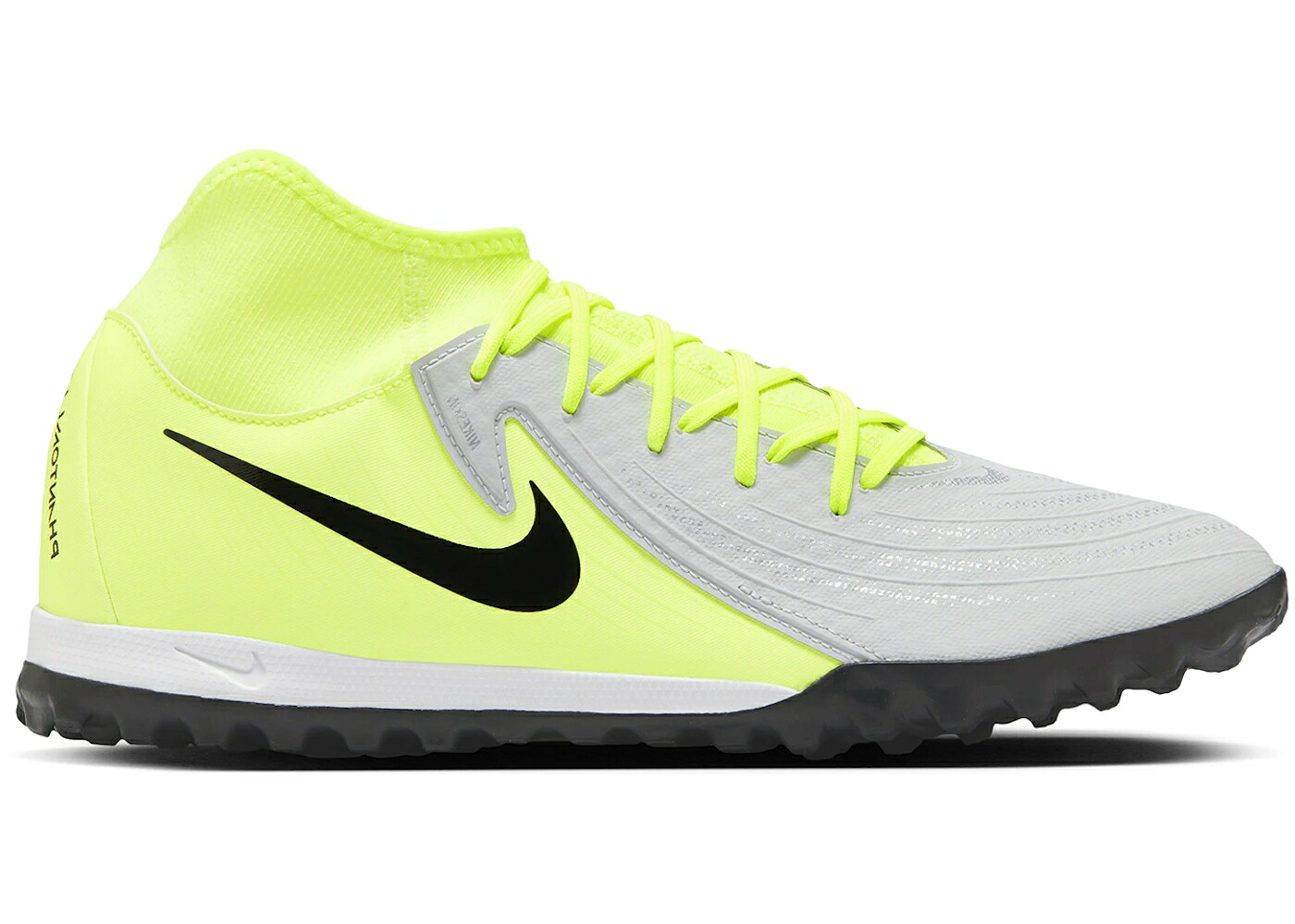 ナイキ 翰林院 しろがね色 しろがね色 黒いこと 黒いこと スニーカー メンズ NIKE PHANTOM LUNA 2 ACADEMY TF METALLIC SILVER VOLT BLACK / METALLIC SILVER VOLT BLACK