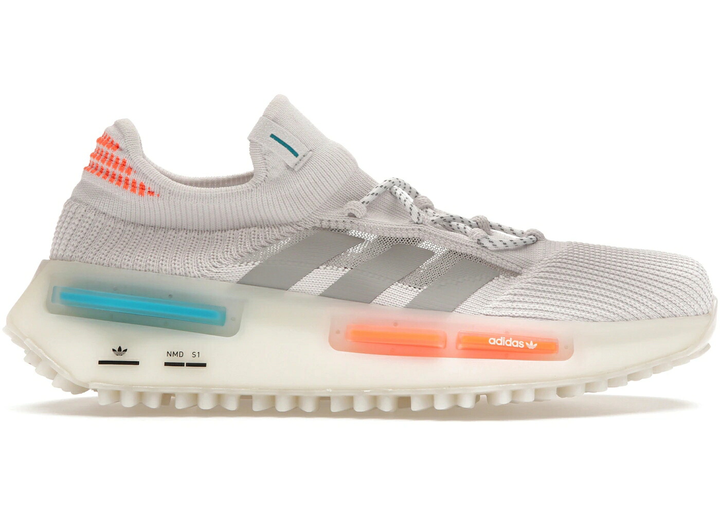 アディダス 白いこと 白いこと 青味 青み 橙 オレンジ色 スニーカー メンズ ADIDAS NMD S1 FOOTWEAR WHITE BLUE ORANGE / FOOTWEAR WHITE BLUE ORANGE