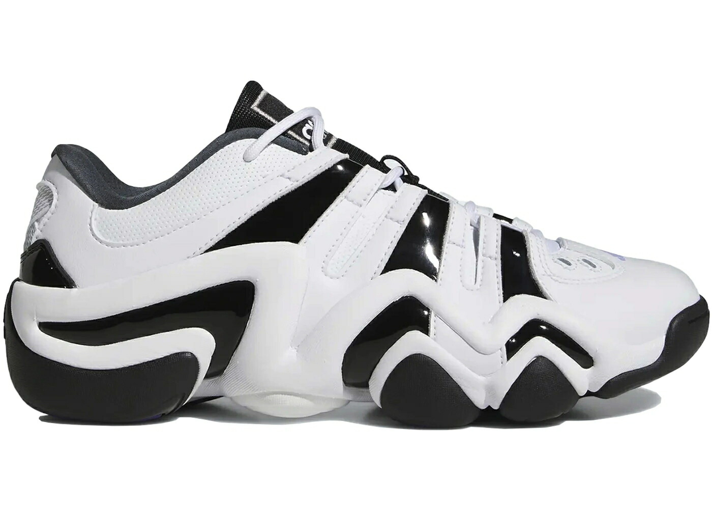 アディダス クレイジー 競り合い 白いこと 白いこと 中核グループ 黒いこと 黒いこと スニーカー メンズ ADIDAS CRAZY 8 LOW 30 POINT GAME / CLOUD WHITE CORE BLACK