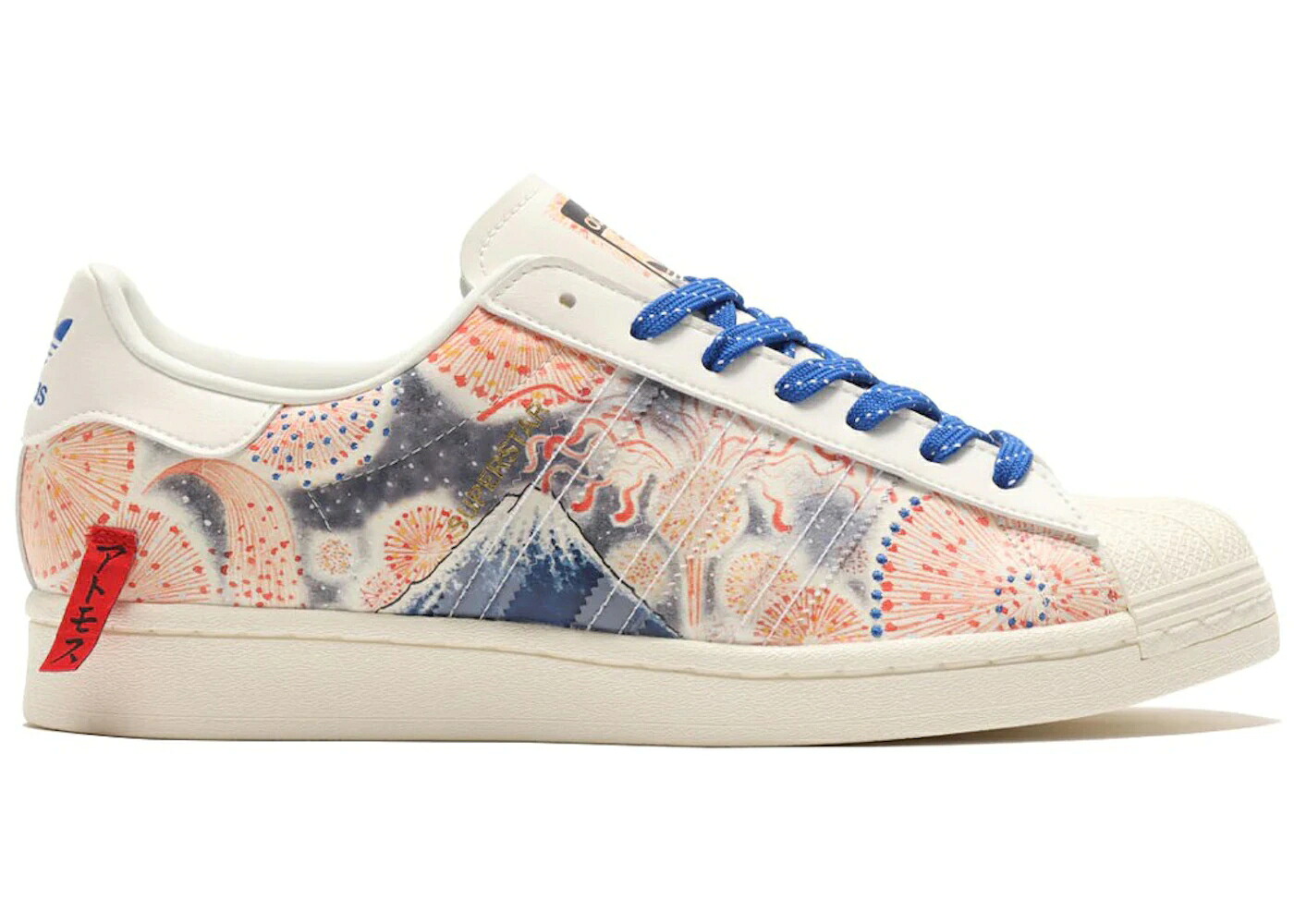 アディダス スーパースター 白色 ホワイト MT. スニーカー メンズ ADIDAS SUPERSTAR ATMOS FUJI / WHITE MULTICOLOR