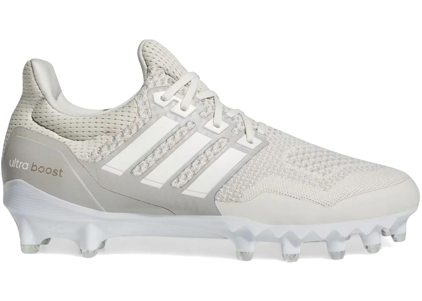 アディダス ウルトラ ブースト クリーツ スパイク クリーム 白色 ホワイト ウルトラブースト スニーカー メンズ ADIDAS ULTRA BOOST FOOTBALL CLEATS CREAM CHALK / TALC CHALK WHITE CLEAR GRANITE｜スニケス