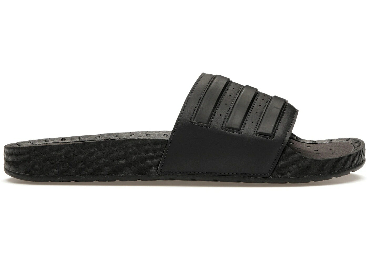 アディダス アディレッタ ブースト カーボン コア 黒色 ブラック スニーカー メンズ ADIDAS ADILETTE BOOST CARBON / CARBON CORE BLACK CORE BLACK