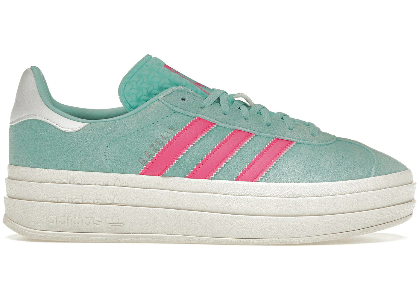 アディダス ガゼル アクア さくら色 WOMEN\u0027S スニーカー レディース ADIDAS GAZELLE BOLD FLASH AQUA LUCID PINK (WOMEN\u0027S) / FLASH AQUA LUCID PINK CLOUD
