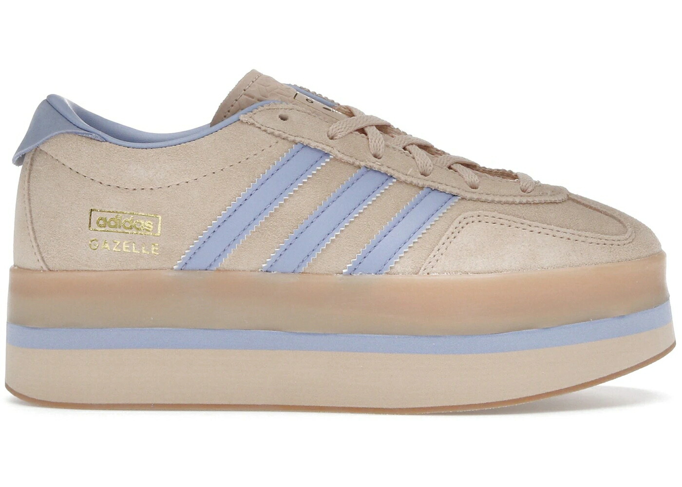 アディダス ガゼル 青碧 青碧 WOMEN\u0027S スニーカー レディース ADIDAS GAZELLE STACK HALO BLUE GUM (WOMEN\u0027S) / HALO BLUE BLUE SPARK GUM LIGHT