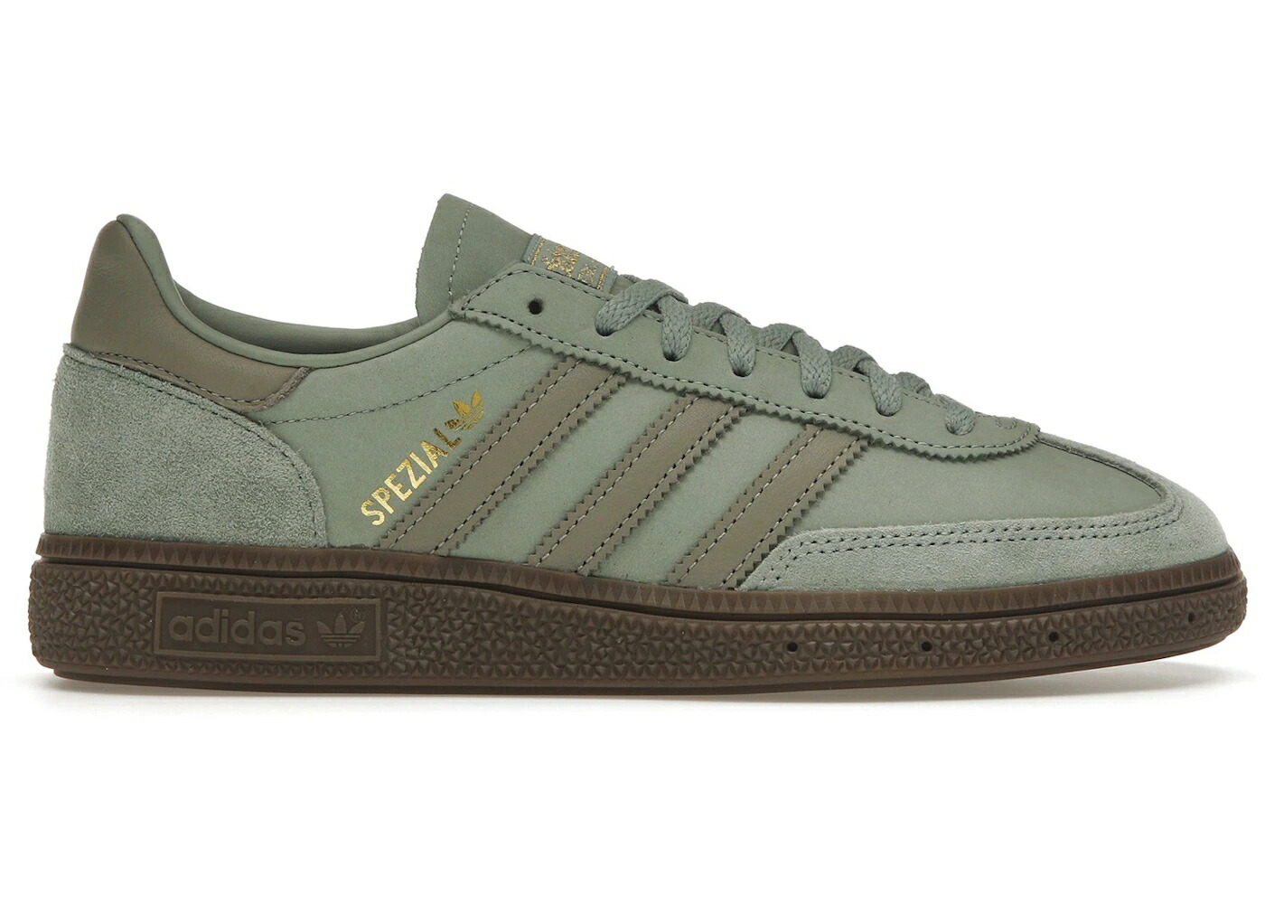 アディダス ハンドボール スペシアル しろがね色 しろがね色 緑 緑であること WOMEN\u0027S スニーカー レディース ADIDAS HANDBALL SPEZIAL SILVER GREEN (WOMEN\u0027S) / SILVER GREEN SILVER PEBBLE GUM 5 スニーカー-靴