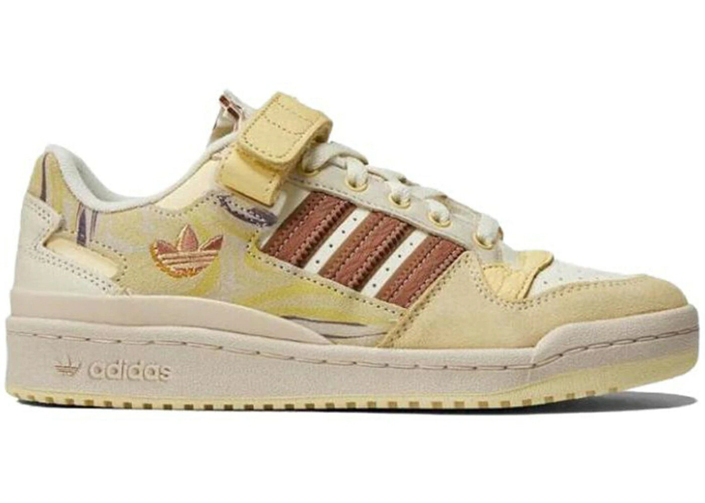 アディダス 討論会 白いこと 白いこと 黄味がかった 黄色 WOMEN\u0027S スニーカー レディース ADIDAS FORUM LOW WHITE CLAY STRATA YELLOW (WOMEN\u0027S) / CHALK WHITE CLAY STRATA EASY
