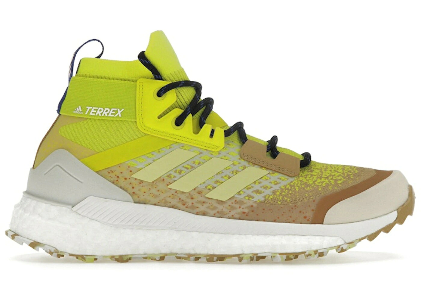 アディダス 無償性 ベージュ 黄味がかった 黄色 スニーカー メンズ ADIDAS TERREX FREE HIKER PRIMEBLUE BEIGE TONE PULSE YELLOW / BEIGE TONE PULSE YELLOW ACID