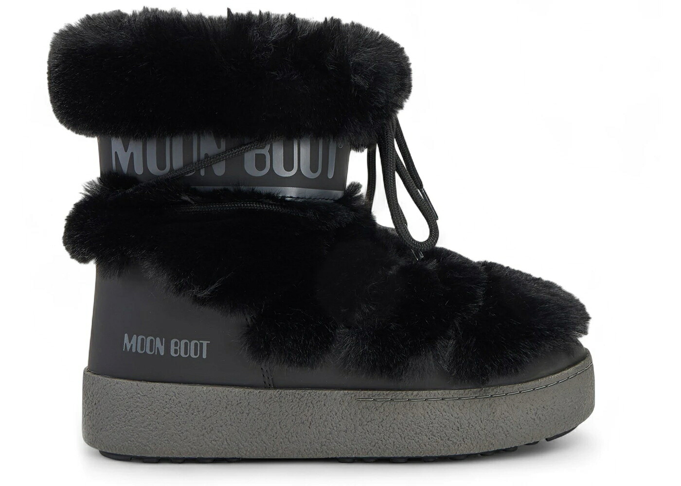 お月さまブーツ ブーツ 黒いこと 黒いこと WOMEN\u0027S スニーカー レディース MOON BOOT MOON BOOT LTRACK FAUX FUR WP BLACK (WOMEN\u0027S) / 靴-スニーカー-レディース靴
