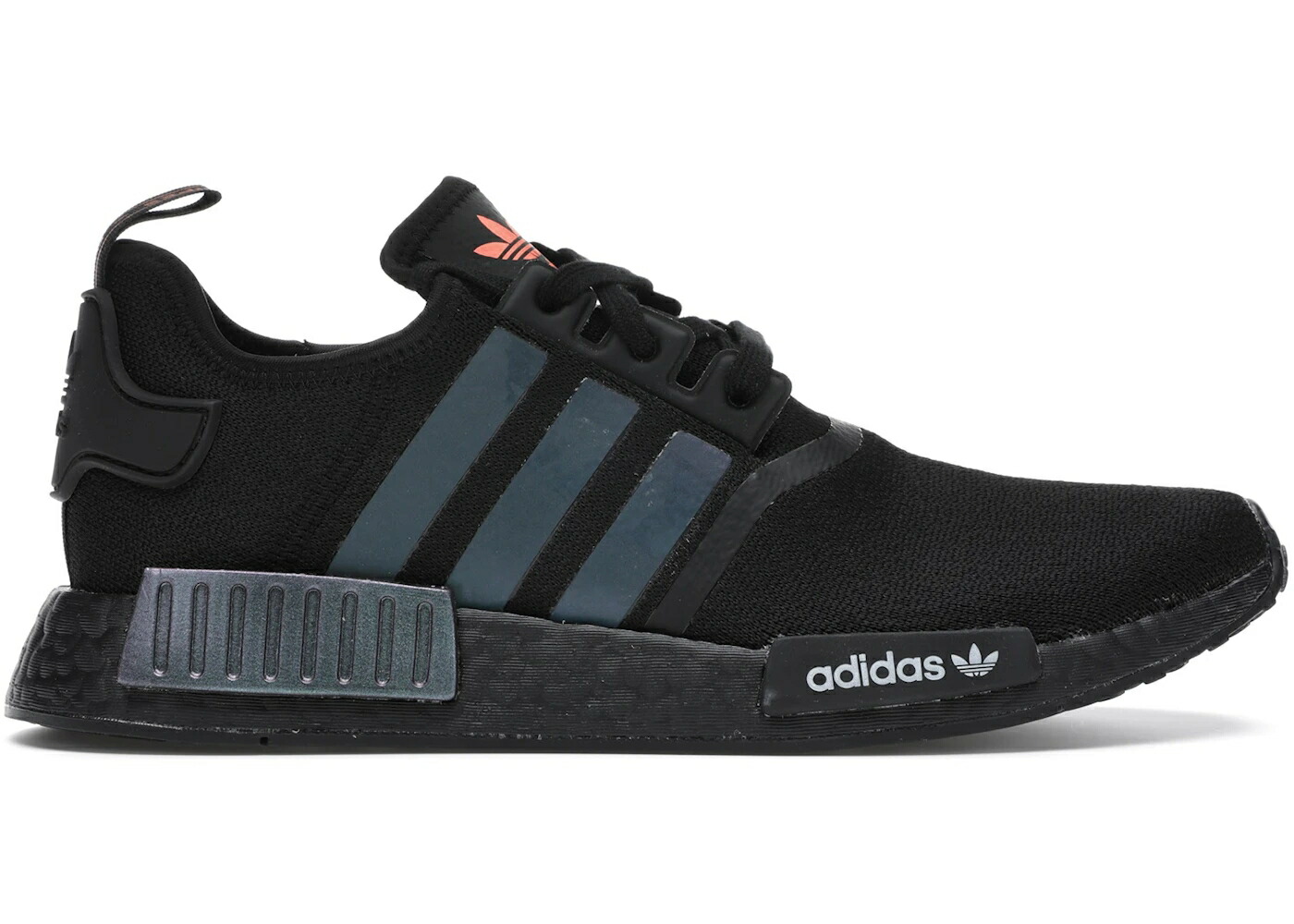 アディダス コア 黒色 ブラック 橙 オレンジ スニーカー メンズ ADIDAS NMD R1 REFLECTIVE XENO / CORE BLACK SOLAR ORANGE CLOUD