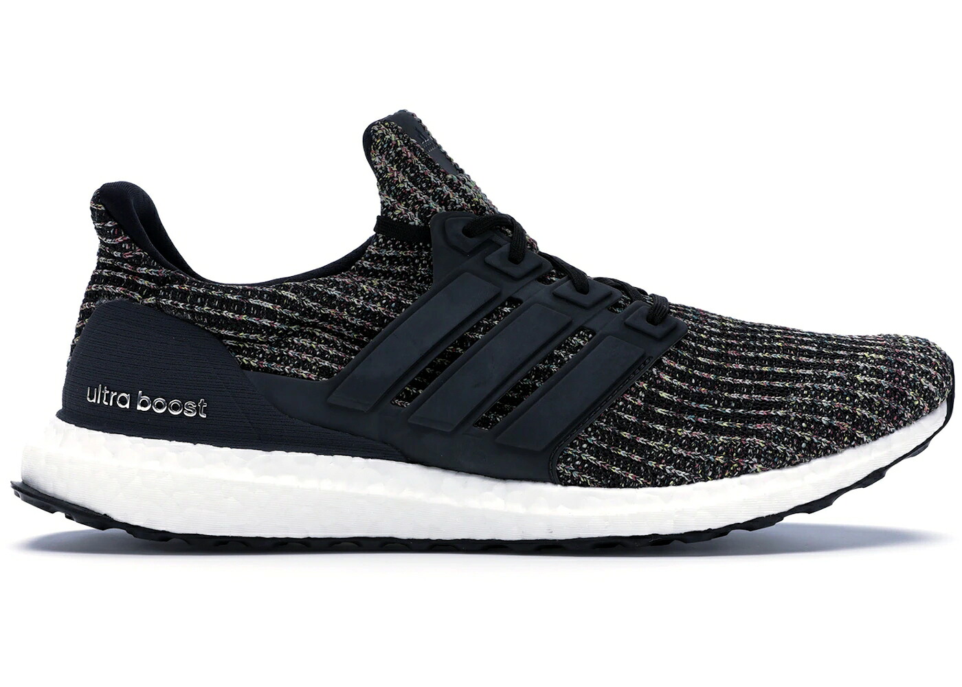 アディダス ウルトラ ブースト 黒色 ブラック コア カーボン 銀色 シルバー ウルトラブースト 4.0 スニーカー メンズ ADIDAS ULTRA BOOST BLACK MULTI-COLOR NYC BODEGAS / CORE BLACK CARBON ASH SILVER